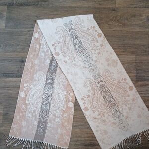 Lord & Taylor Reversible Fringe Scarf.